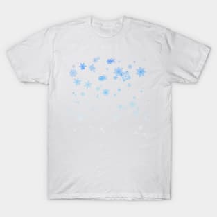 Snowflake Pattern T-Shirt